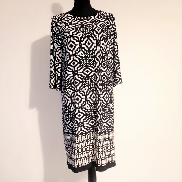Chico's Dresses & Skirts - Chicos Black and White Sheath Dress